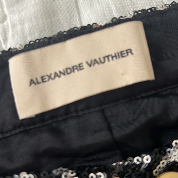 Alexandre Vauthier Sequin Mini Skirt – Size 36 (US 4) - Picture 3 of 8